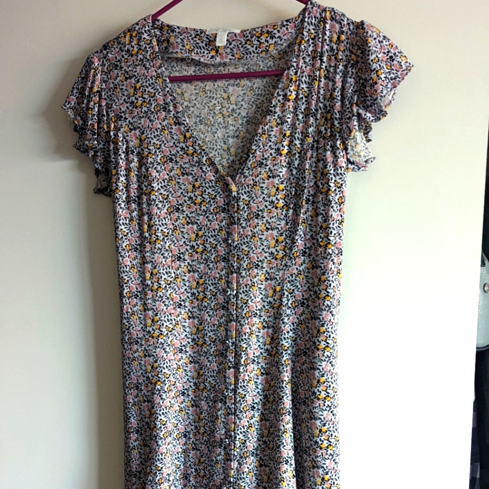 Blue Floral dress